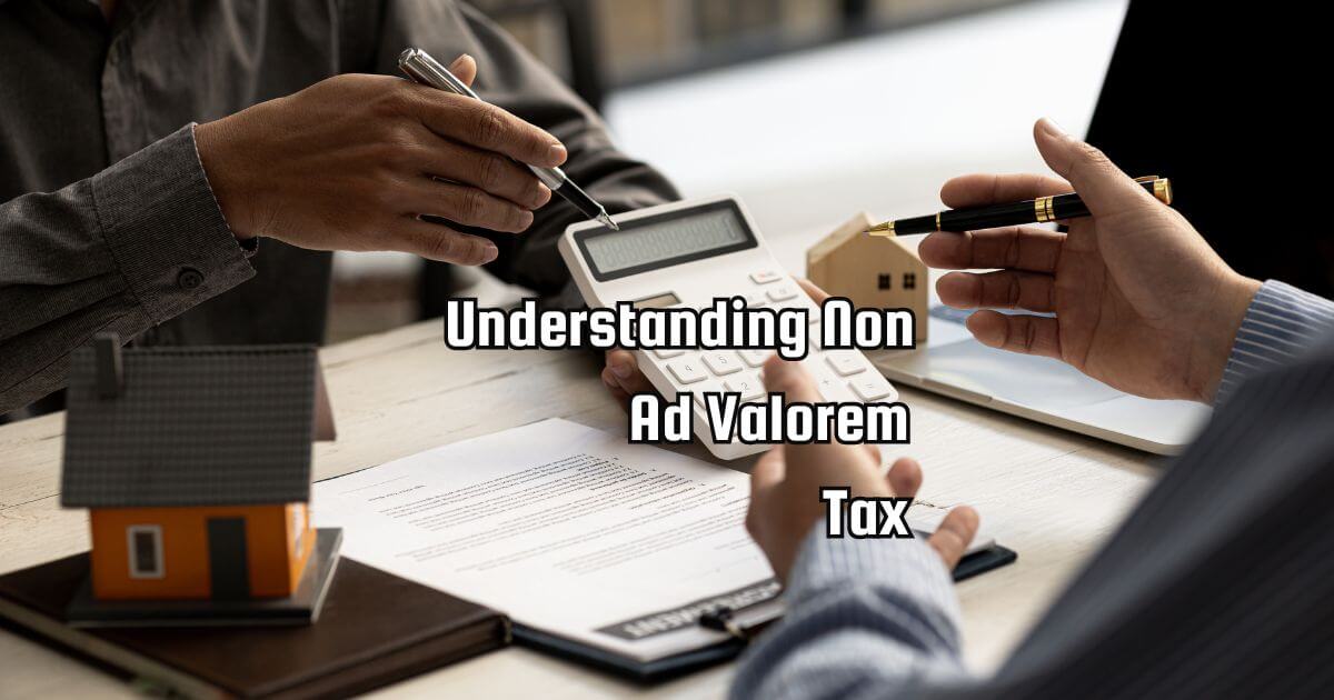 What Is A Non Ad Valorem Tax